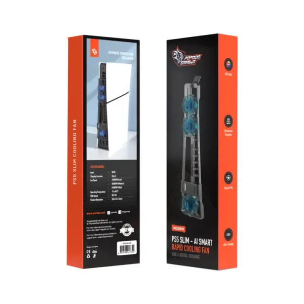 PORODO PS5 SLIM - AI SMART RAPID COOLONG FAN | PDX120